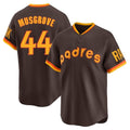 tocy S.Diego Padres #44 Joe Musgrove Player Brown Home Cooperstown Collection Replica Game Stitched Jerseys