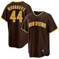 tocy S.Diego Padres #44 Joe Musgrove Player Brown Home Game Stitched Jerseys