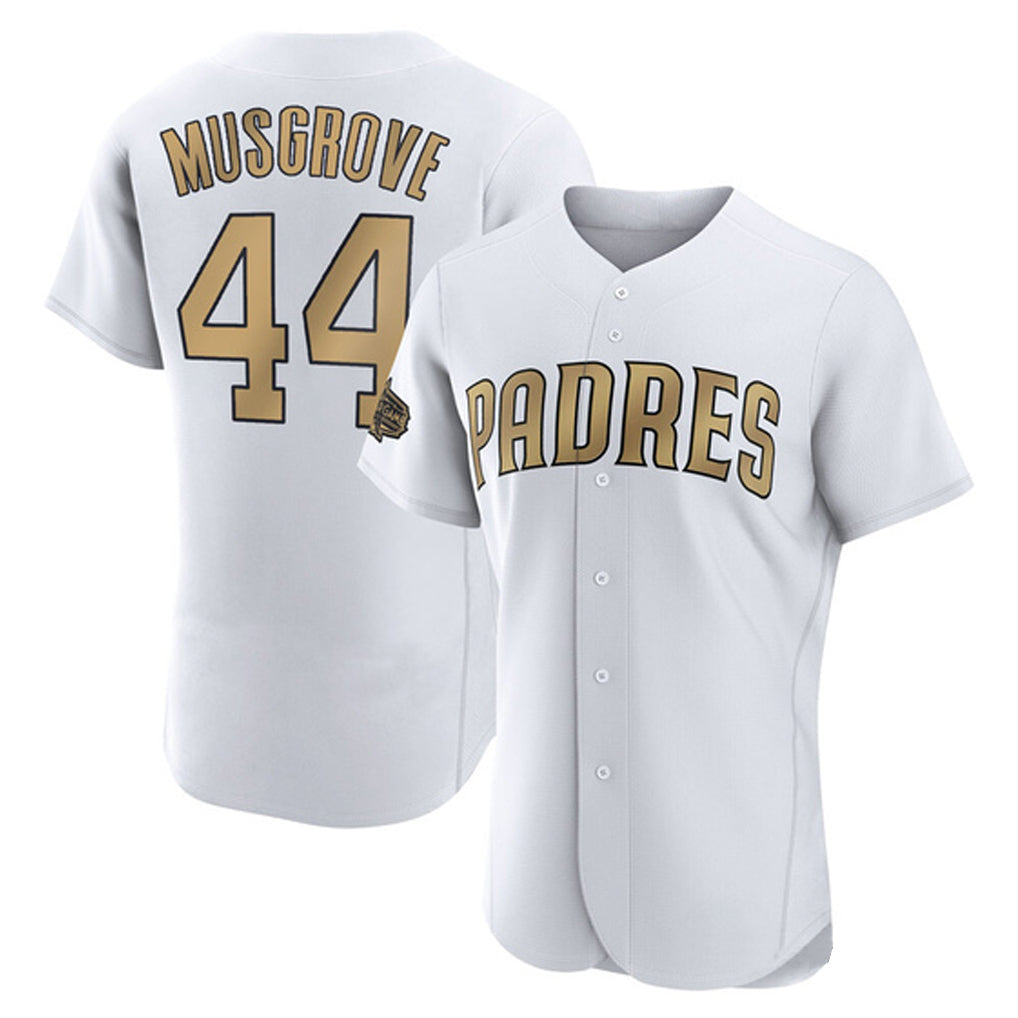 tocy S.Diego Padres #44 Joe Musgrove Player Gold All-Star Home Limited Elite Stitched Jerseys
