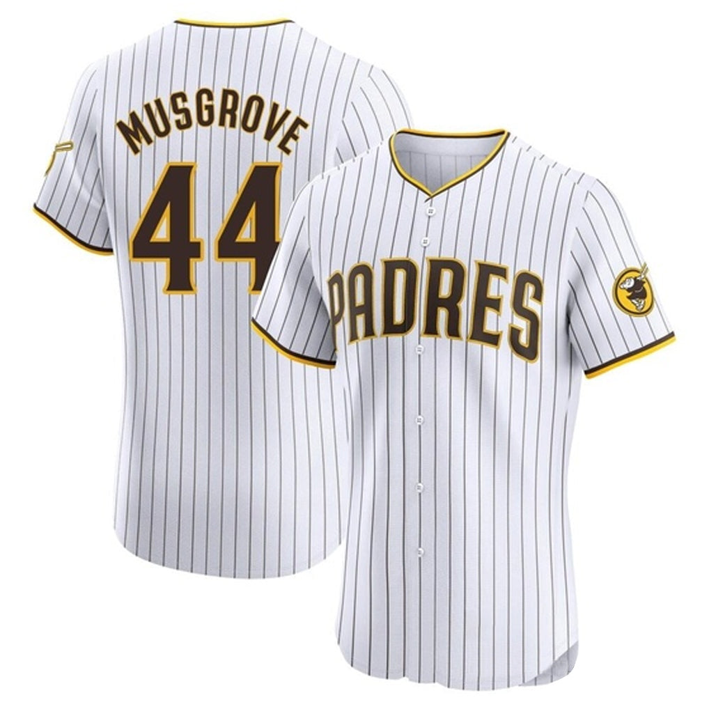 tocy S.Diego Padres #44 Joe Musgrove Player White Home Limited Elite Stitched Jerseys