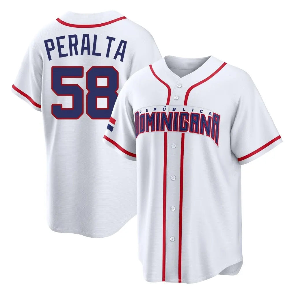 tocy S.Diego Padres #58 Wandy Peralta Player White 2026 World Classic Home Limited Stitched Jerseys