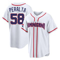 tocy S.Diego Padres #58 Wandy Peralta Player White 2026 World Classic Home Limited Stitched Jerseys