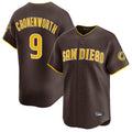 tocy S.Diego Padres #9 Jake Cronenworth Player Brown Home Limited Stitched Jerseys