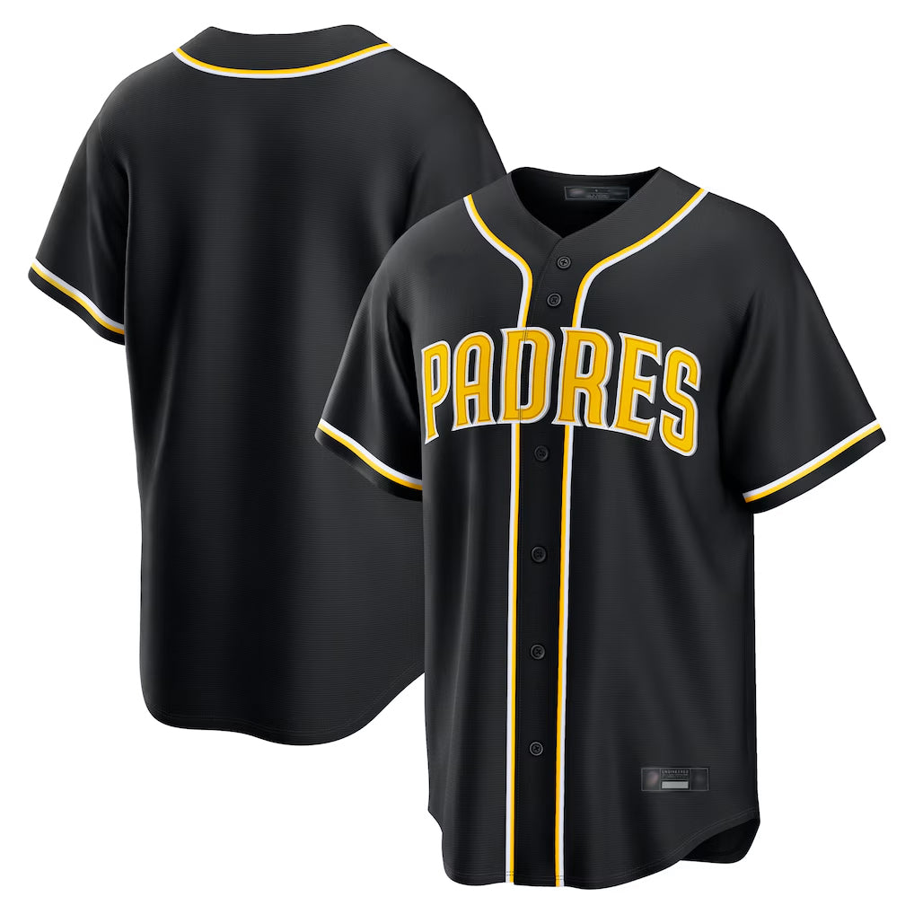 tocy S.Diego Padres Blank Player Black 2026 Fashion Home Stitched Jerseys