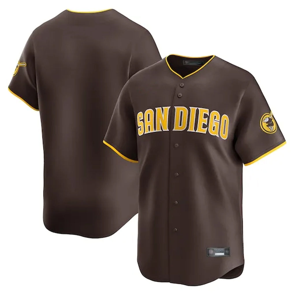 tocy S.Diego Padres Blank Player Brown Home Limited Stitched Jerseys