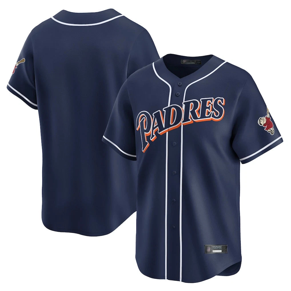 tocy S.Diego Padres Blank Player Navy Cooperstown Collection Limited Stitched Jerseys