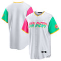tocy S.Diego Padres Blank Player White City Connect Home Game Stitched Jerseys