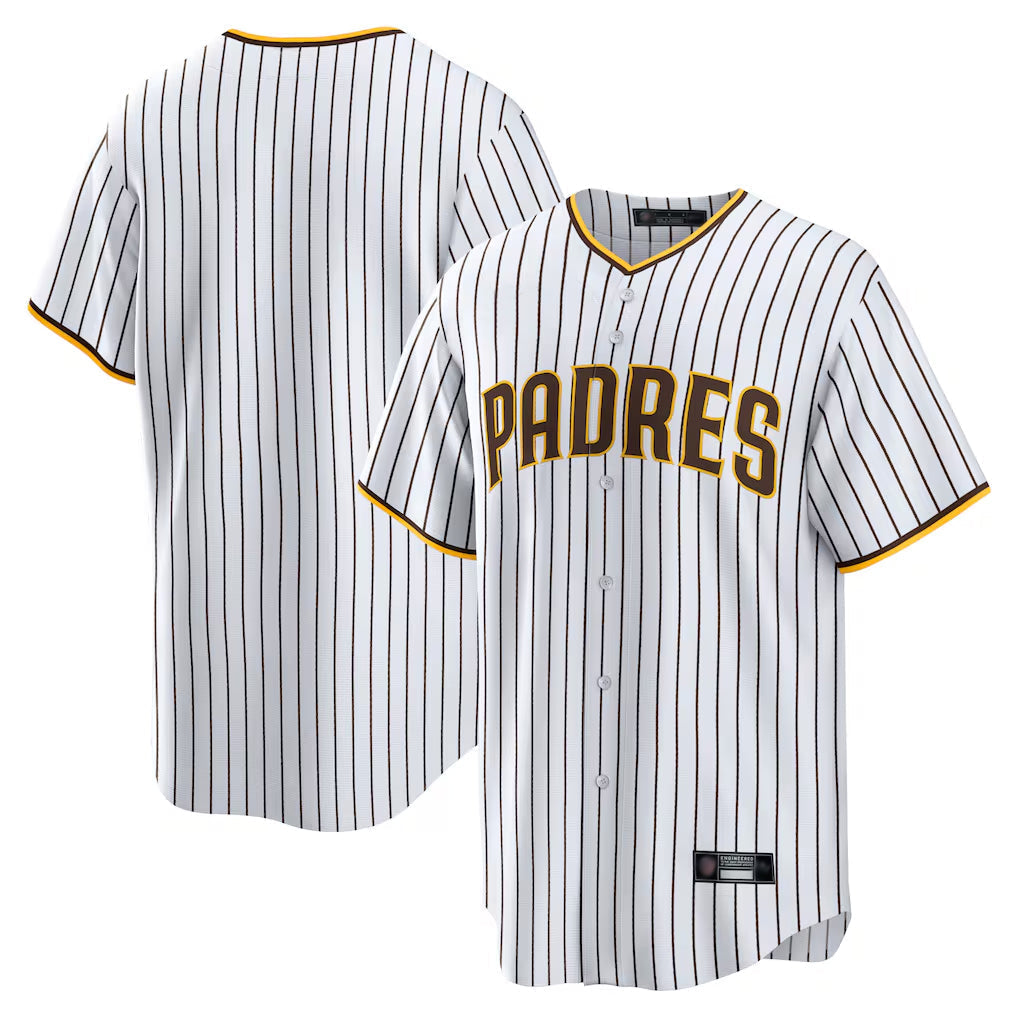 tocy S.Diego Padres Blank Player White Home Game Stitched Jerseys