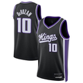 tocy S.Kings #10 DeMar DeRozan Black Swingman Player Jerseys - Icon Edition