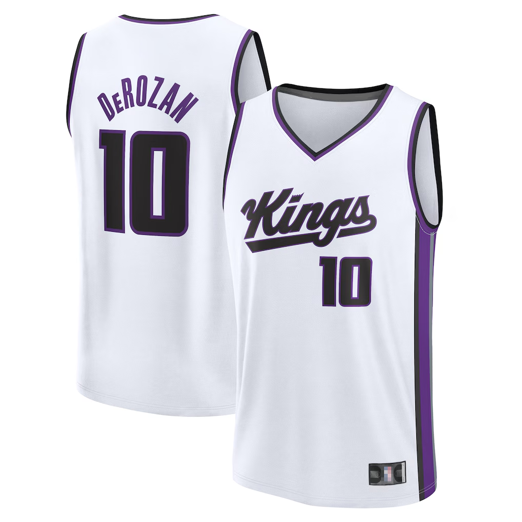 tocy S.Kings #10 DeMar DeRozan Fanatics White Fast Break Replica Player Jerseys - Association Edition