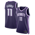 tocy S.Kings #11 Domantas Sabonis Purple 2025-2026 Swingman Jerseys - City Edition