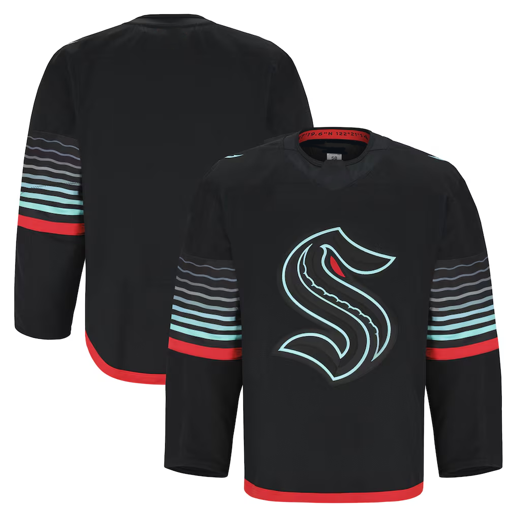 Tocy S.Kraken Black Alternate Authentic Pro Jerseys