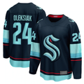 Tocy S.Kraken #24 Jamie Oleksiak Deep Sea Blue Home Breakaway Player Jerseys