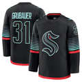 Tocy S.Kraken #31 Philipp Grubauer Black Alternate Premium Player Jerseys