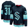 Tocy S.Kraken #31 Philipp Grubauer Navy Home Breakaway Player Jerseys
