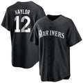 tocy S.Mariners #12 Josh Naylor Player Black Home Limited Stitched Jerseys