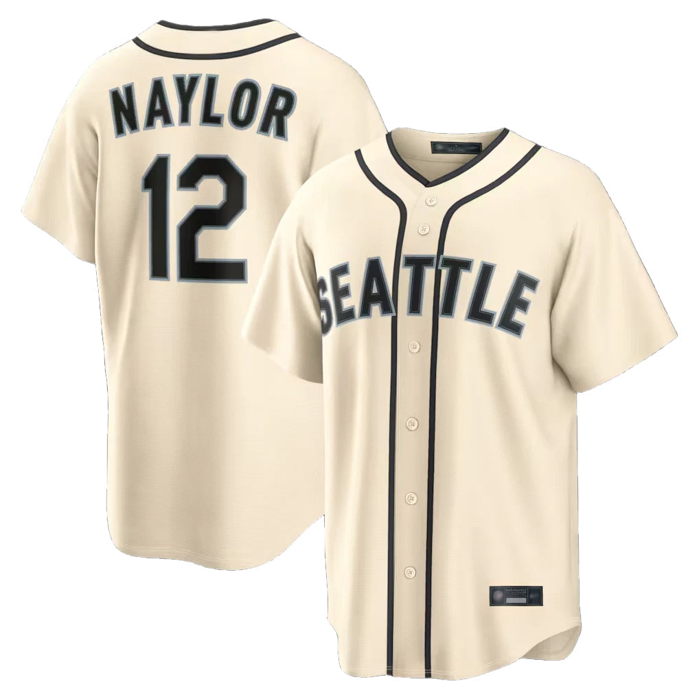 tocy S.Mariners #12 Josh Naylor Player Cream 2026 Home Limited Stitched Jerseys