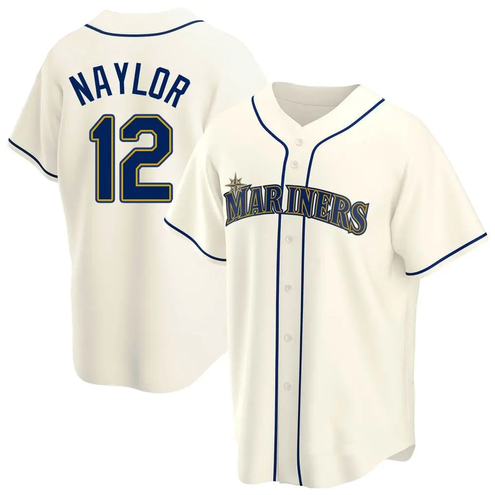 tocy S.Mariners #12 Josh Naylor Player Cream Home Game Stitched Jerseys