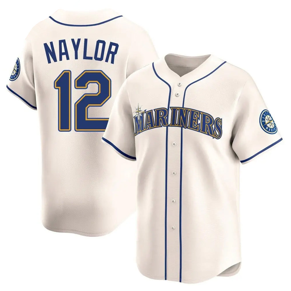 tocy S.Mariners #12 Josh Naylor Player Cream Home Limited Stitched Jerseys