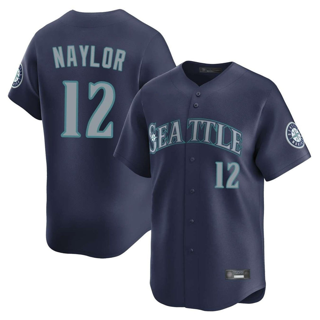 tocy S.Mariners #12 Josh Naylor Player Navy Home Limited Stitched Jerseys