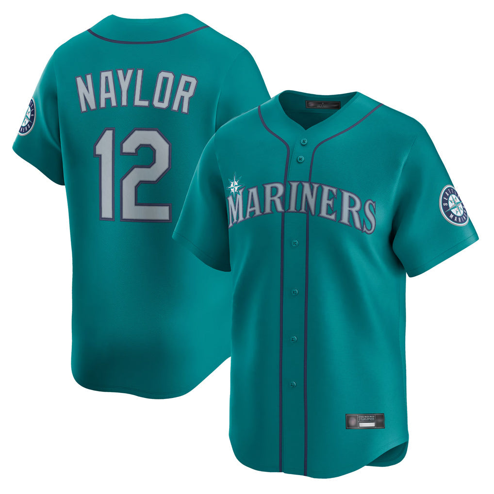 tocy S.Mariners #12 Josh Naylor Player Teal Home Limited Stitched Jerseys