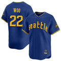 tocy S.Mariners #22 Bryan Woo Player Royal City Connect Home Limited Stitched Jerseys