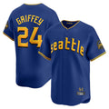 tocy S.Mariners #24 Ken Griffey Jr Player Royal City Connect Home Limited Stitched Jerseys