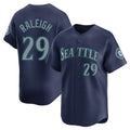 tocy S.Mariners #29 Cal Raleigh Player Navy Home Limited Stitched Jerseys