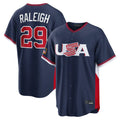 tocy S.Mariners #29 Cal Raleigh Player Navy USA 2026 World Classic Game Stitched Jerseys