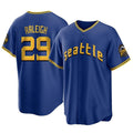tocy S.Mariners #29 Cal Raleigh Player Royal City Connect Home Game Stitched Jerseys