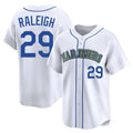 tocy S.Mariners #29 Cal Raleigh Player White Pitch Fashion Game Stitched Jerseys