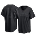 tocy S.Mariners #2 Cole Young Player Black Replica Fashion T-shirt Stitched Jerseys