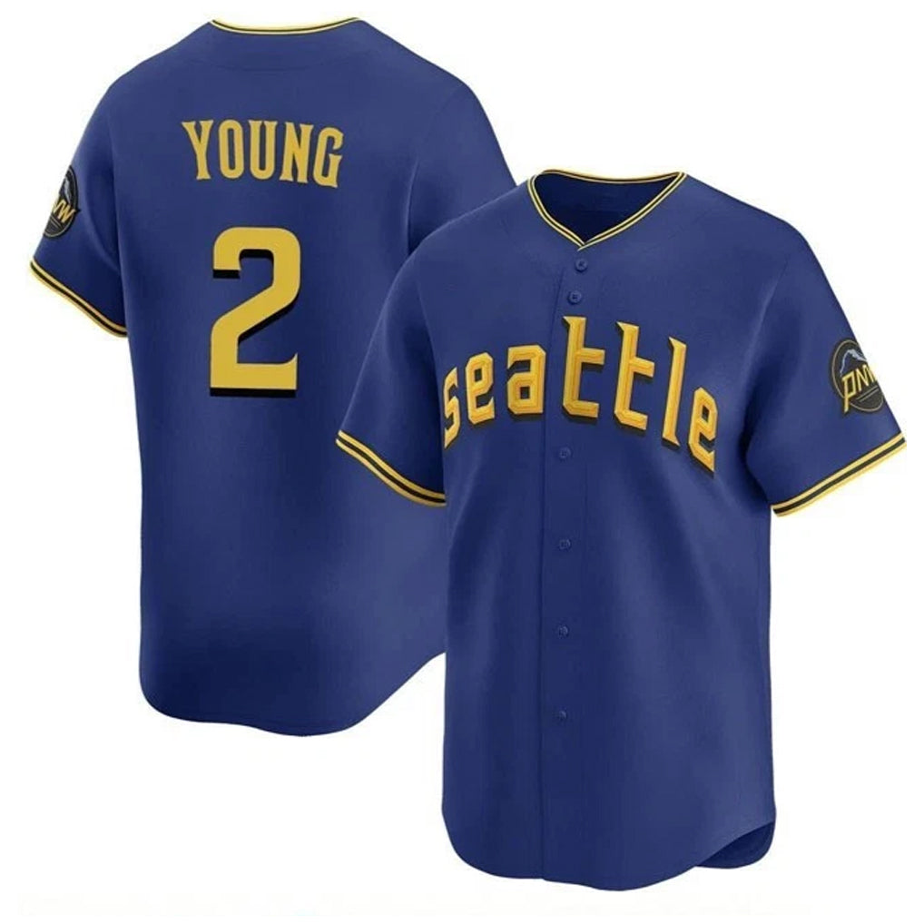 tocy S.Mariners #2 Cole Young Player Royal City Connect Home Limited Stitched Jerseys