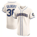 tocy S.Mariners #36 Logan Gilbert Player Cream Home Limited Elite Stitched Jerseys
