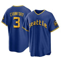 tocy S.Mariners #3 J.P. Crawford Player Royal City Connect Home Game Stitched Jerseys