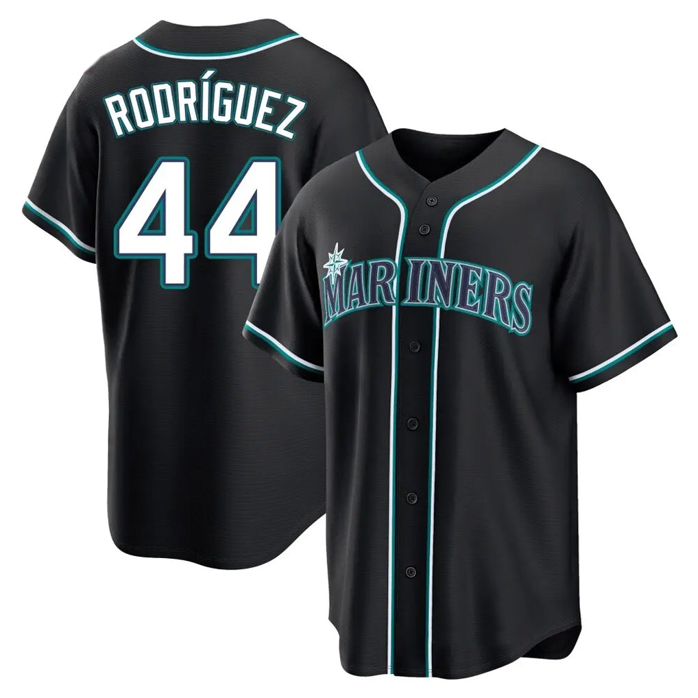 tocy S.Mariners #44 Julio Rodriguez Player Black Fashion Home Limited Stitched Jerseys