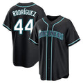 tocy S.Mariners #44 Julio Rodriguez Player Black Fashion Home Limited Stitched Jerseys