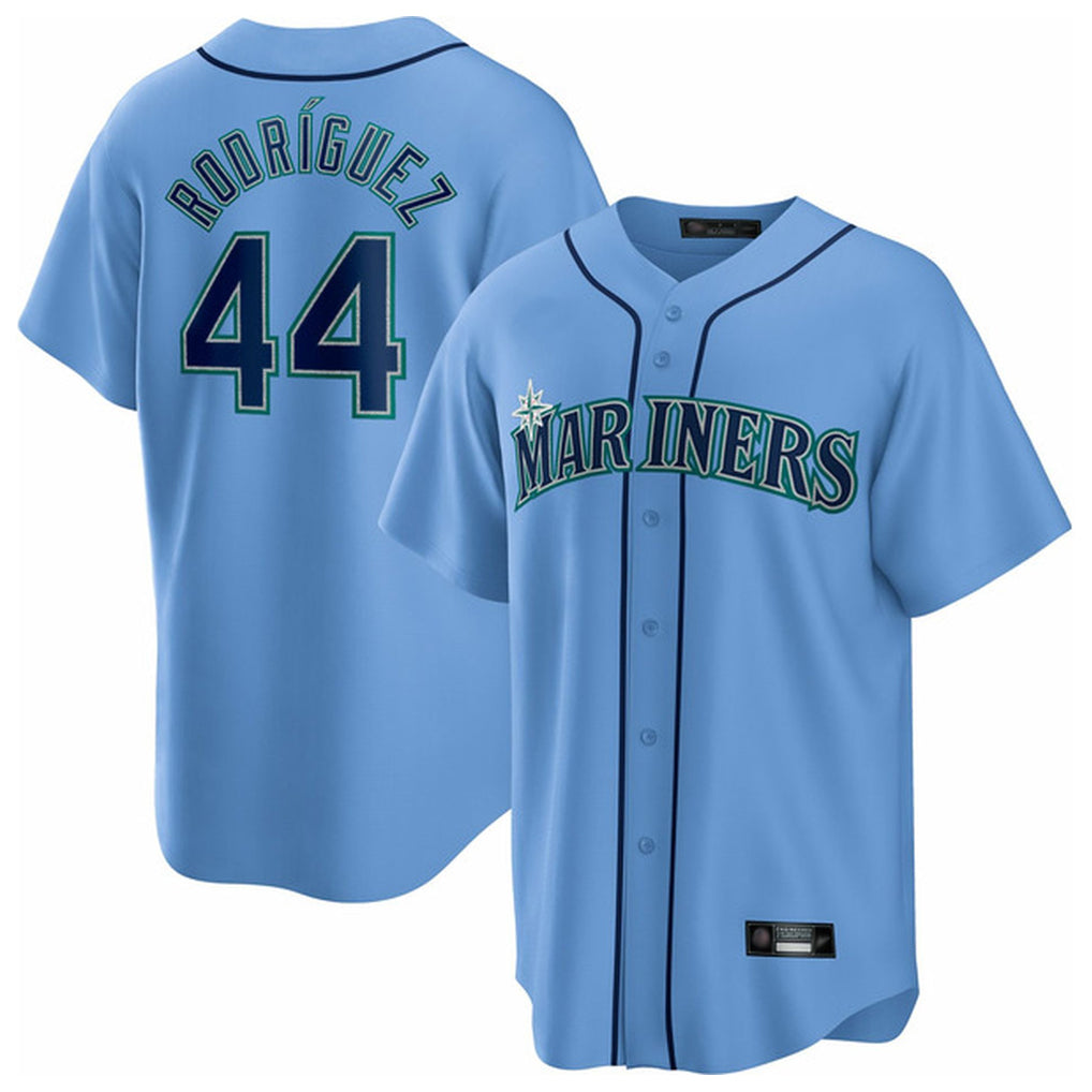 tocy S.Mariners #44 Julio Rodriguez Player Light Blue Home Limited Stitched Jerseys