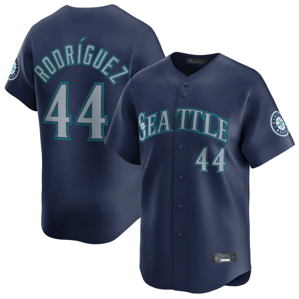 tocy S.Mariners #44 Julio Rodriguez Player Navy Home Limited Stitched Jerseys