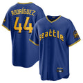 tocy S.Mariners #44 Julio Rodriguez Player Royal City Connect Home Game Stitched Jerseys