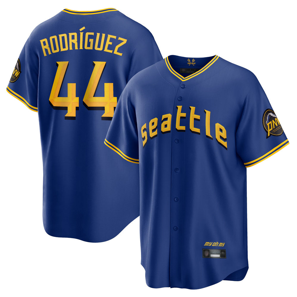tocy S.Mariners #44 Julio Rodriguez Player Royal City Connect Home Game Stitched Jerseys