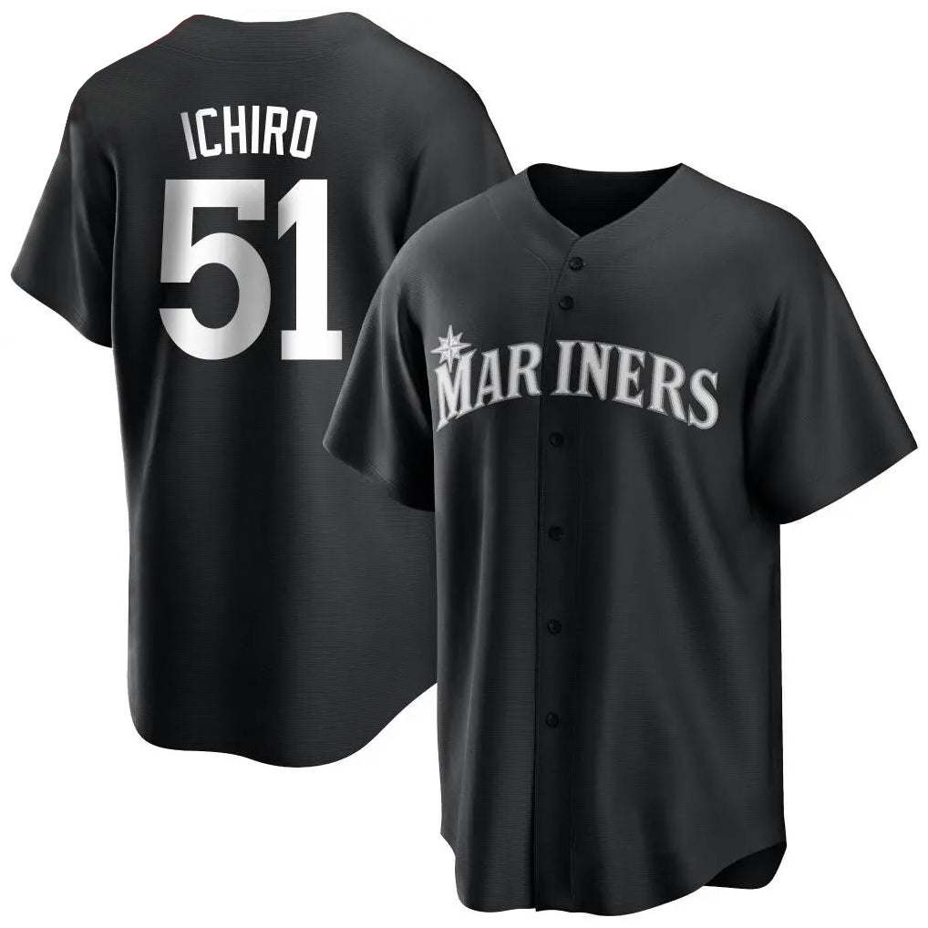 tocy S.Mariners #51 Ichiro Suzuki Player Black Home Limited Stitched Jerseys