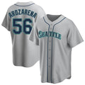 tocy S.Mariners #56 Randy Arozarena Player Gray Home Game Stitched Jerseys