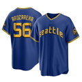 tocy S.Mariners #56 Randy Arozarena Player Royal Home Game Stitched Jerseys
