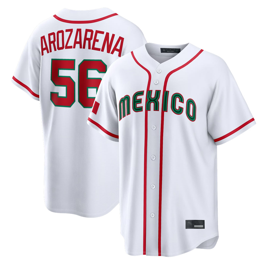 tocy S.Mariners #56 Randy Arozarena Player White 2026 World Classic Limited Stitched Jerseys