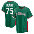 tocy S.Mariners #75 Andres Munoz Player Green 2026 World Classic Road Home Limited Stitched Jerseys