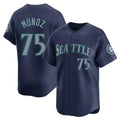 tocy S.Mariners #75 Andres Munoz Player Navy Home Limited Stitched Jerseys