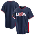 tocy S.Mariners Blank Player Navy USA 2026 World Classic Road Stitched Jerseys