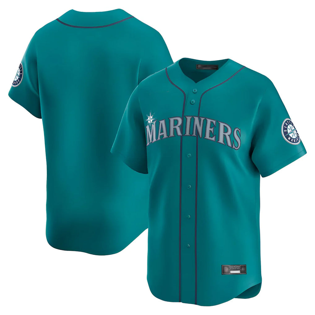 tocy S.Mariners Blank Player Teal Home Limited Stitched Jerseys