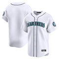 tocy S.Mariners Blank Player White Home Limited Stitched Jerseys